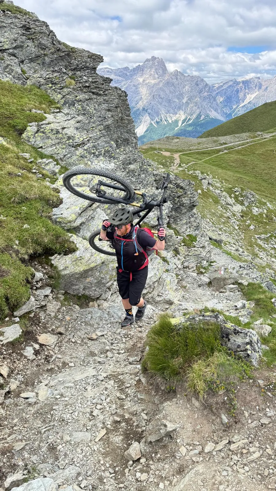 Sportlerin beim Training